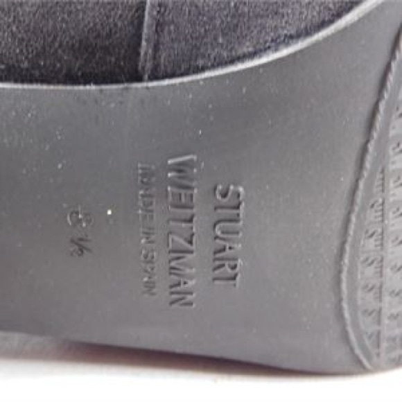 Stuart Weitzman Highland Black Suede Over-the-Knee Boots Women’s Size 8.5 - Picture 11 of 11